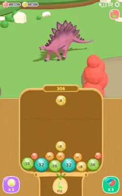 Dino 2048Merge Jurassic World android App screenshot 6